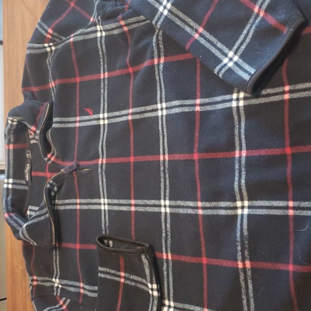 Nautica 1/4 Zip Fleece Sweater sz L